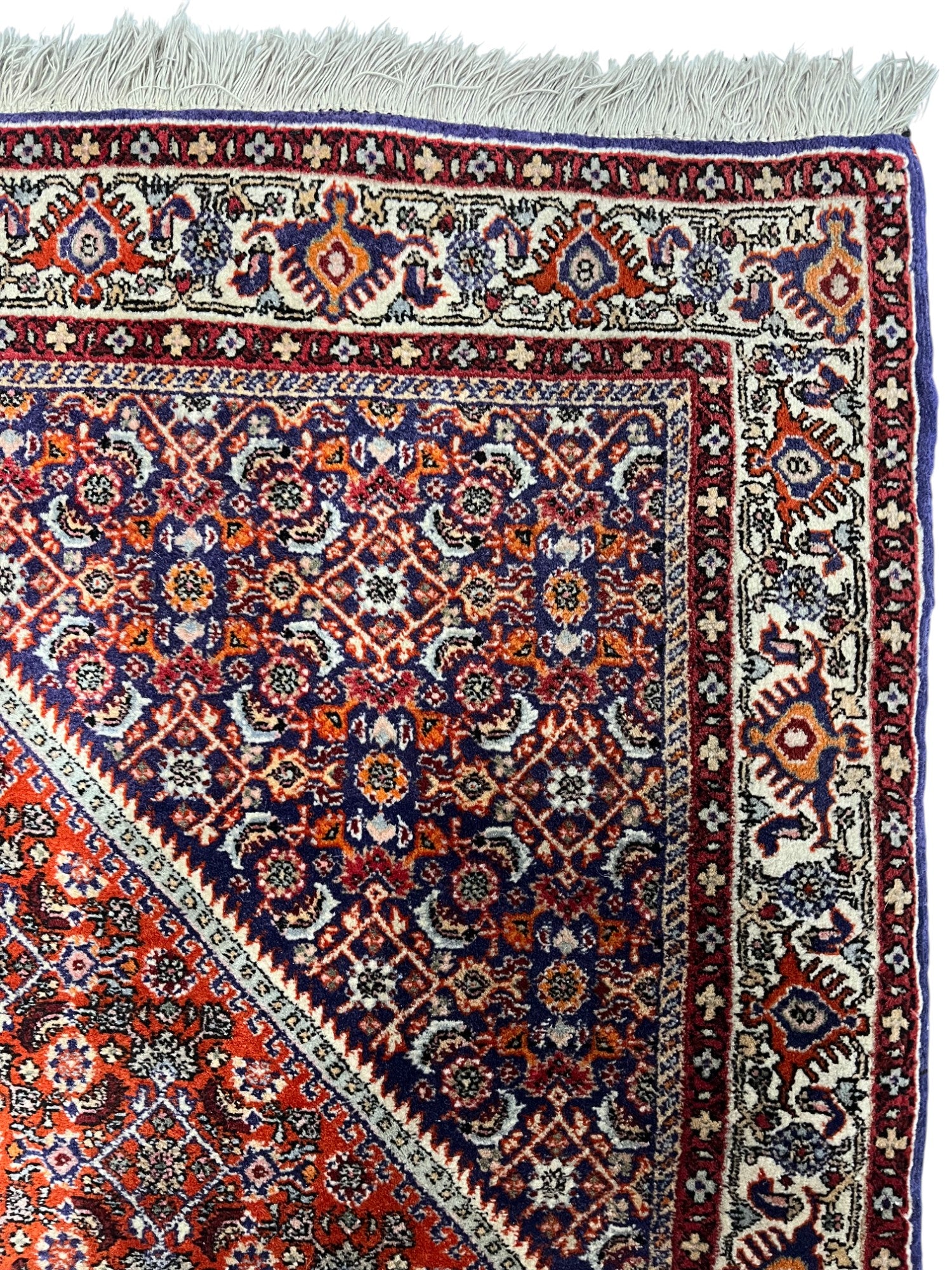 Bidjar Persian Vintage Hand Knotted Wool Rug - 170 x 110 cm