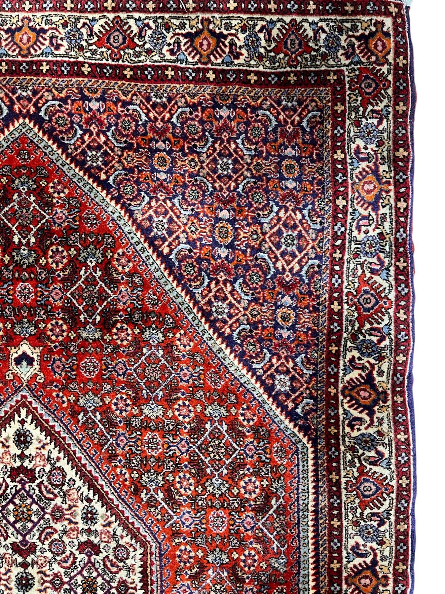 Bidjar Persian Vintage Hand Knotted Wool Rug - 170 x 110 cm