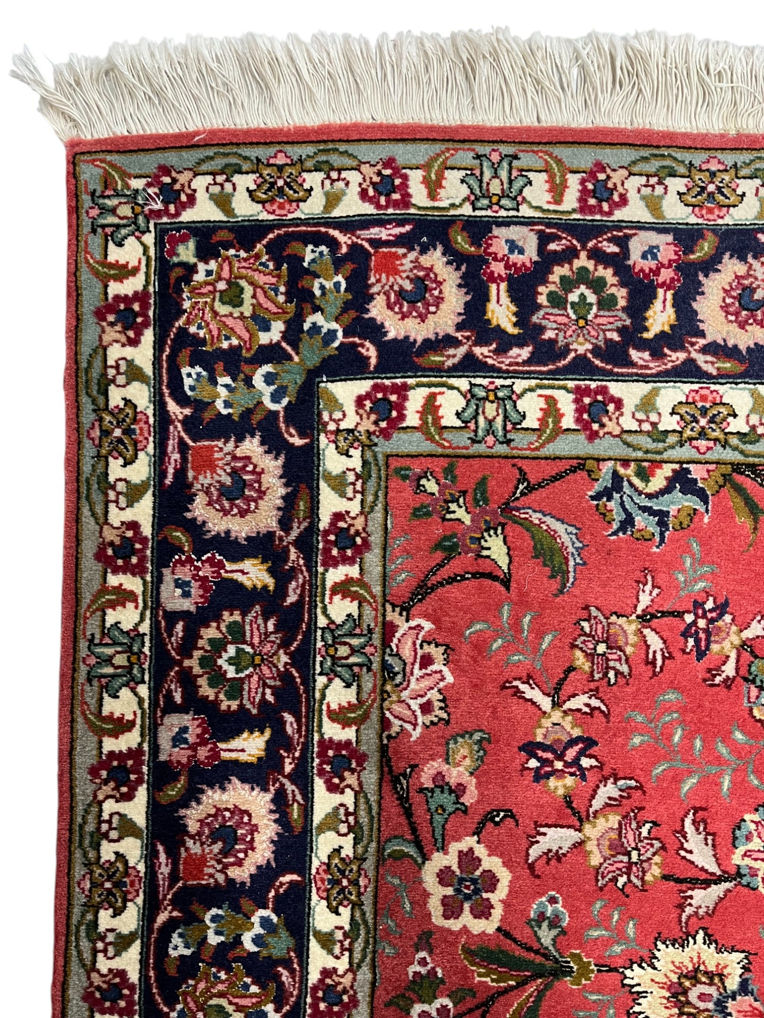 Tabriz Persian Vintage Hand Knotted Wool Rug - 150 x 100 cm