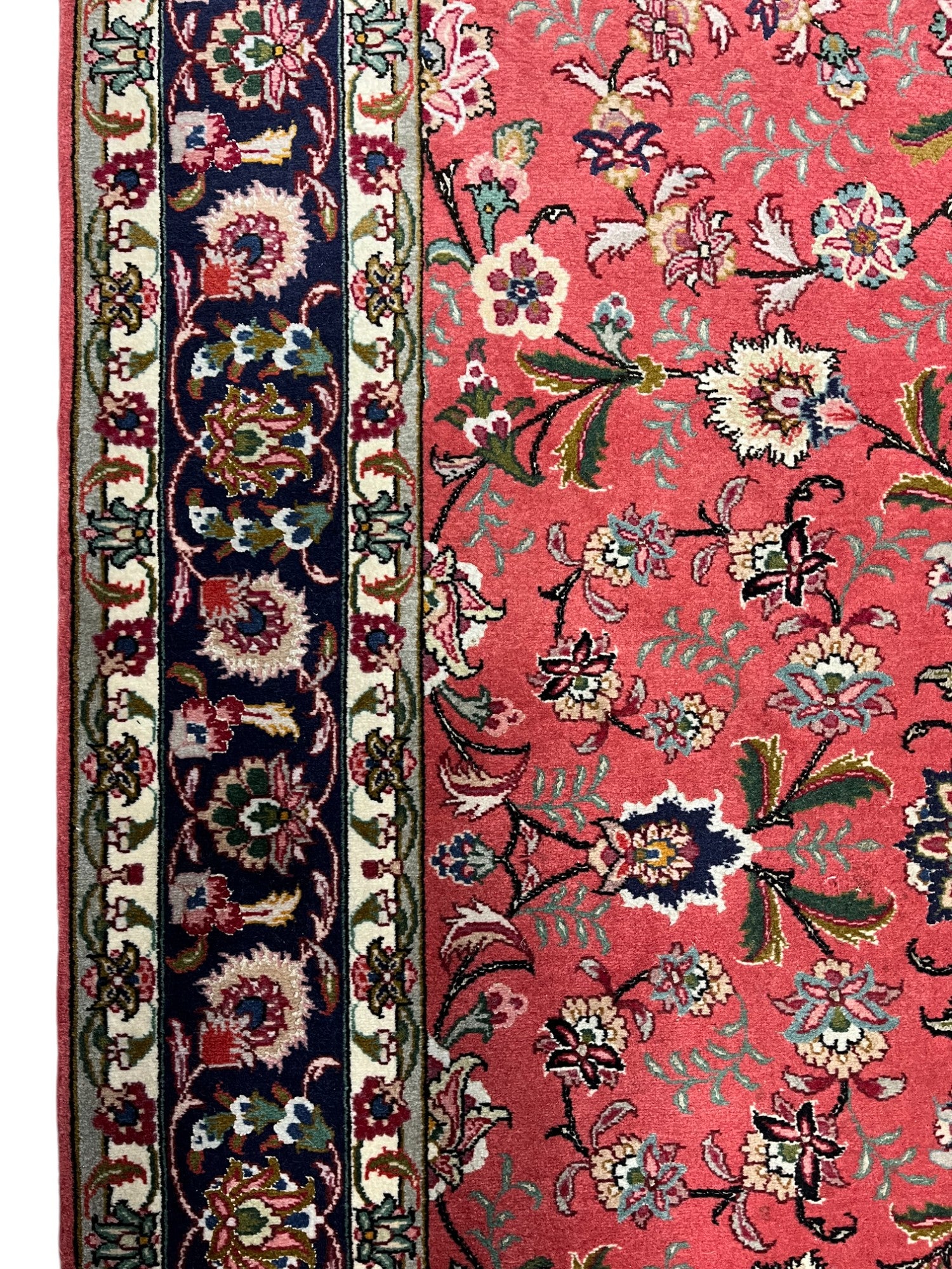 Tabriz Persian Vintage Hand Knotted Wool Rug - 150 x 100 cm