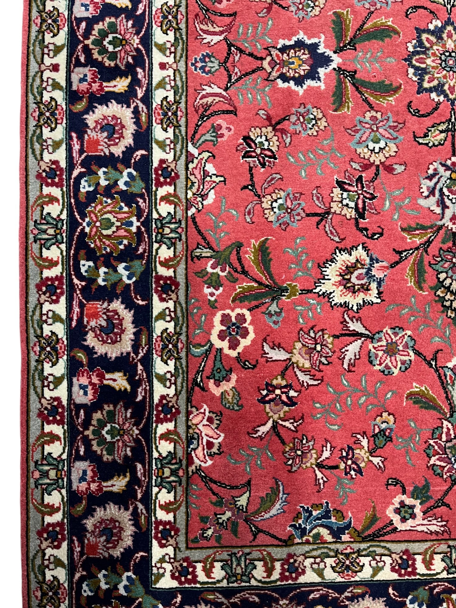 Tabriz Persian Vintage Hand Knotted Wool Rug - 150 x 100 cm