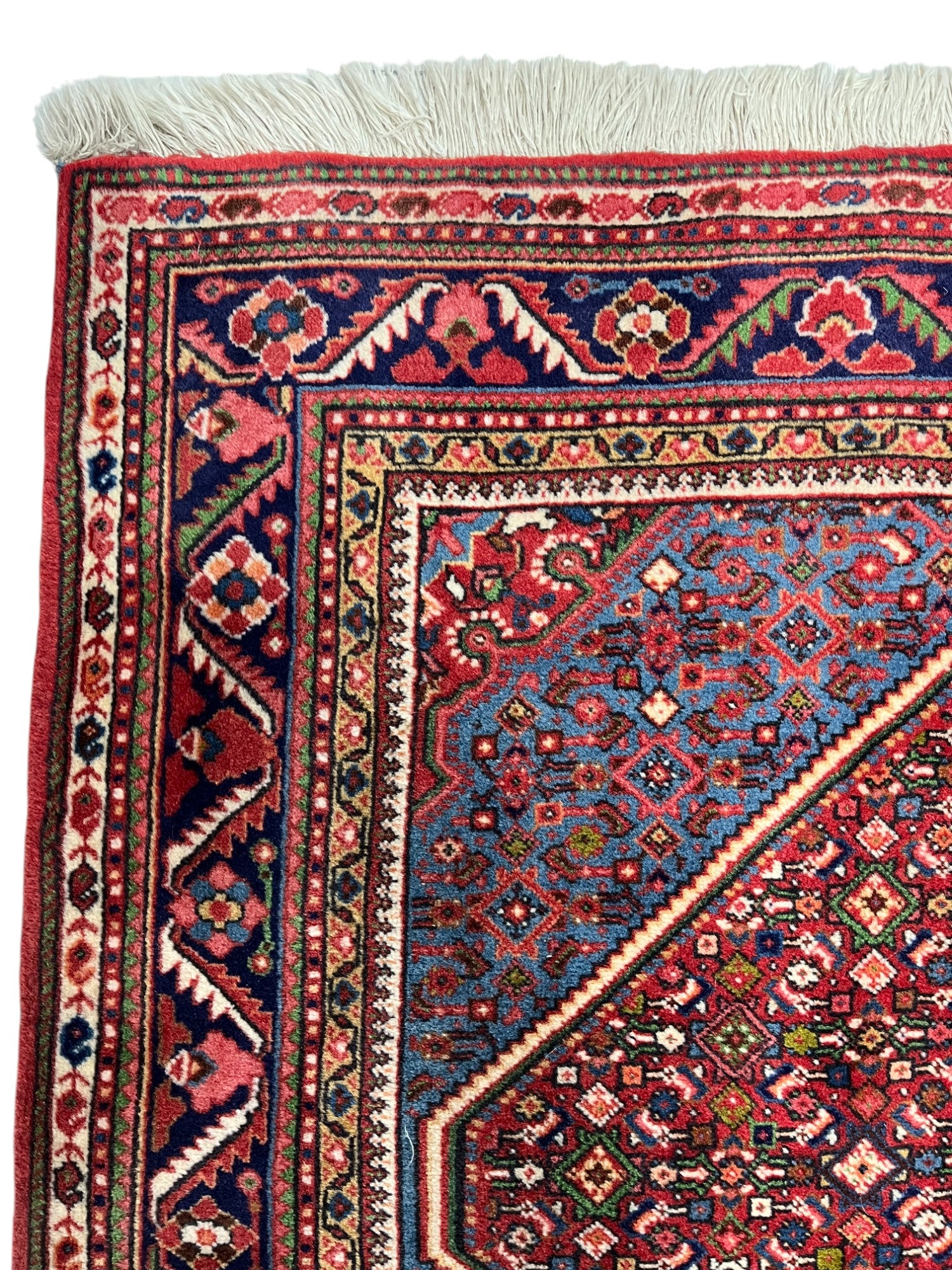 Bidjar Persian Vintage Hand Knotted Wool Rug - 160 x 105 cm