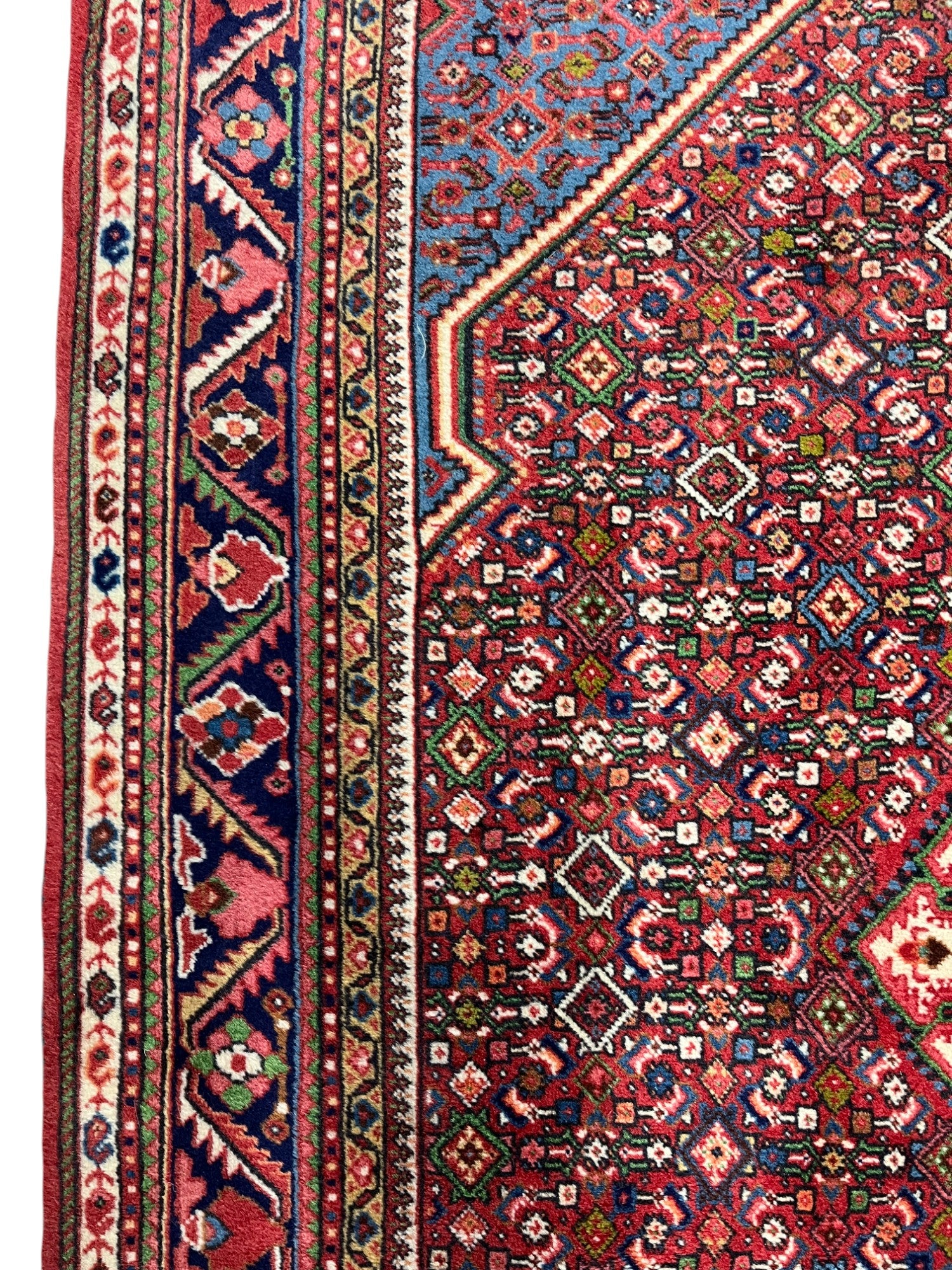 Bidjar Persian Vintage Hand Knotted Wool Rug - 160 x 105 cm