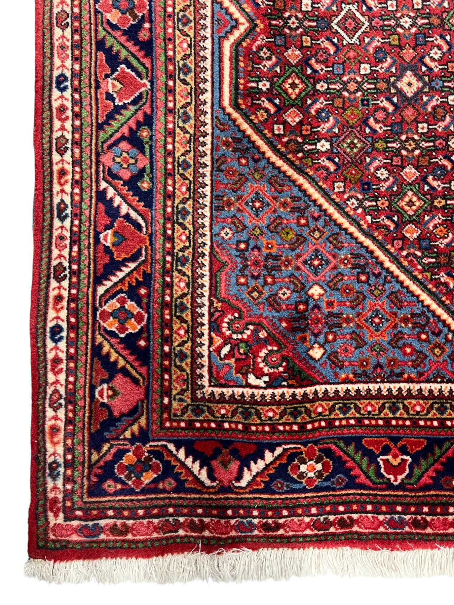 Bidjar Persian Vintage Hand Knotted Wool Rug - 160 x 105 cm