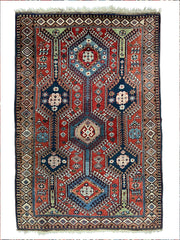 Yalameh Persian Vintage Hand Knotted Wool Rug - 160 x 100 cm