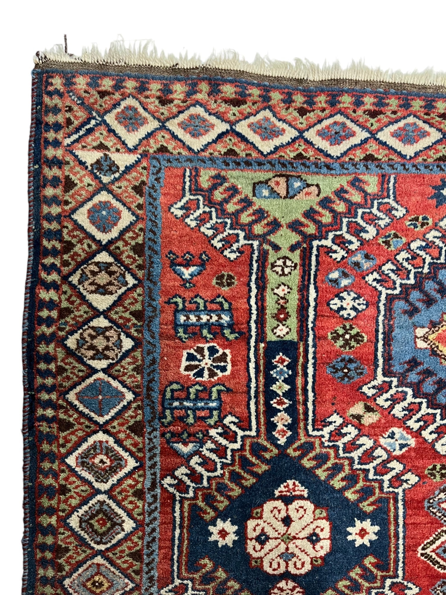 Yalameh Persian Vintage Hand Knotted Wool Rug - 160 x 100 cm