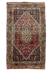 Bidjar Persian Vintage Hand Knotted Wool Rug - 195 x 110 cm