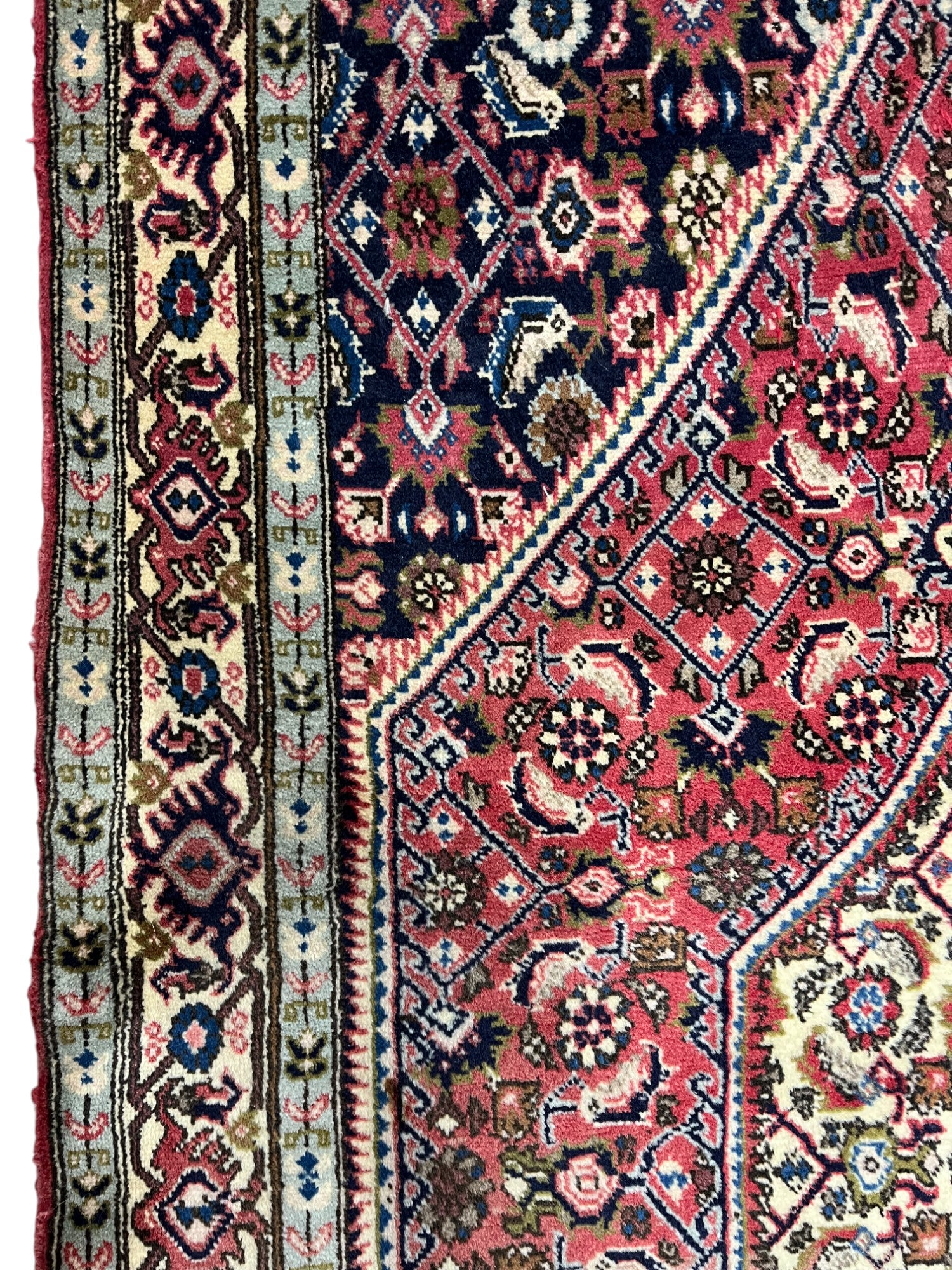 Bidjar Persian Vintage Hand Knotted Wool Rug - 195 x 110 cm