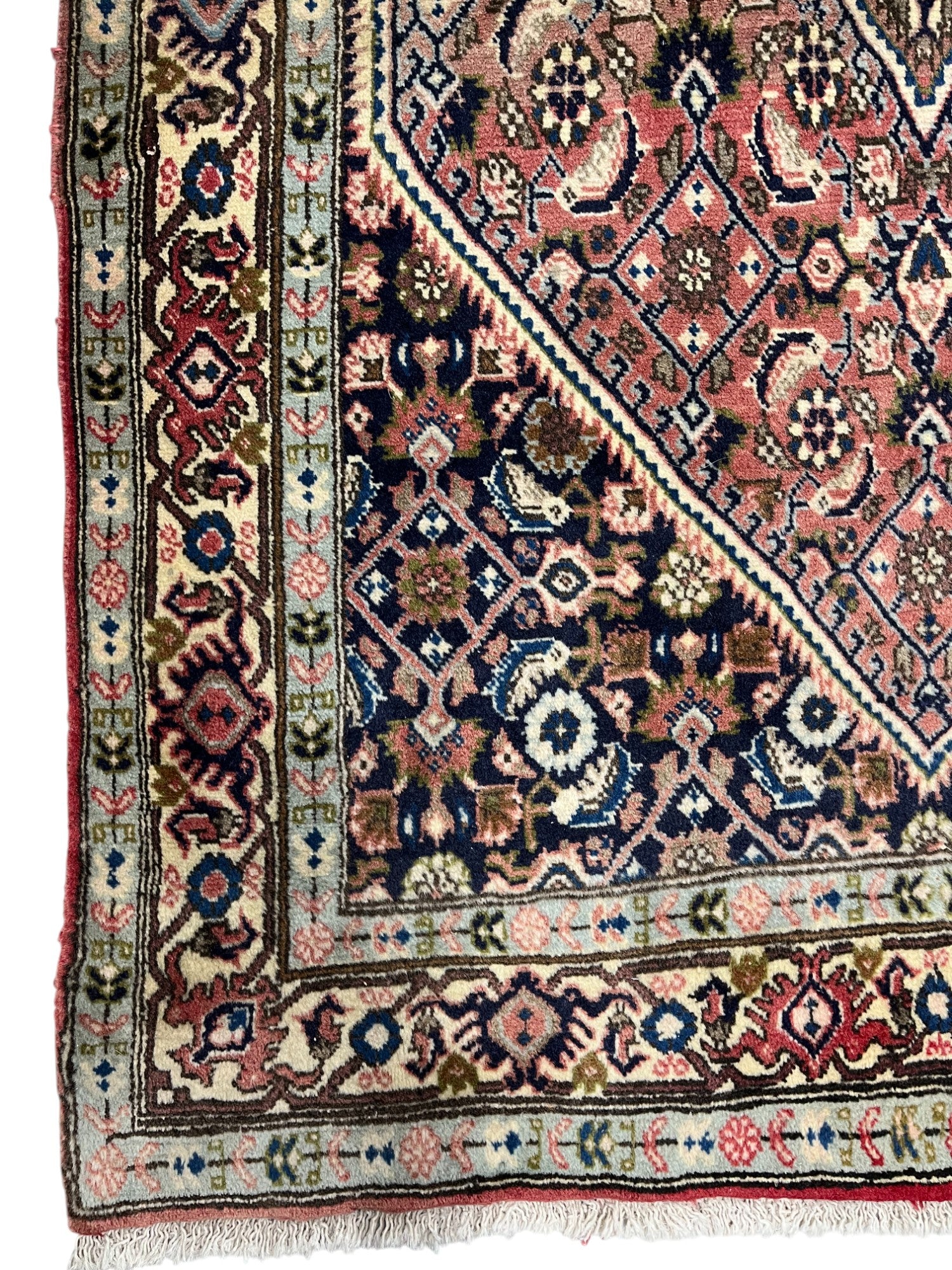 Bidjar Persian Vintage Hand Knotted Wool Rug - 195 x 110 cm