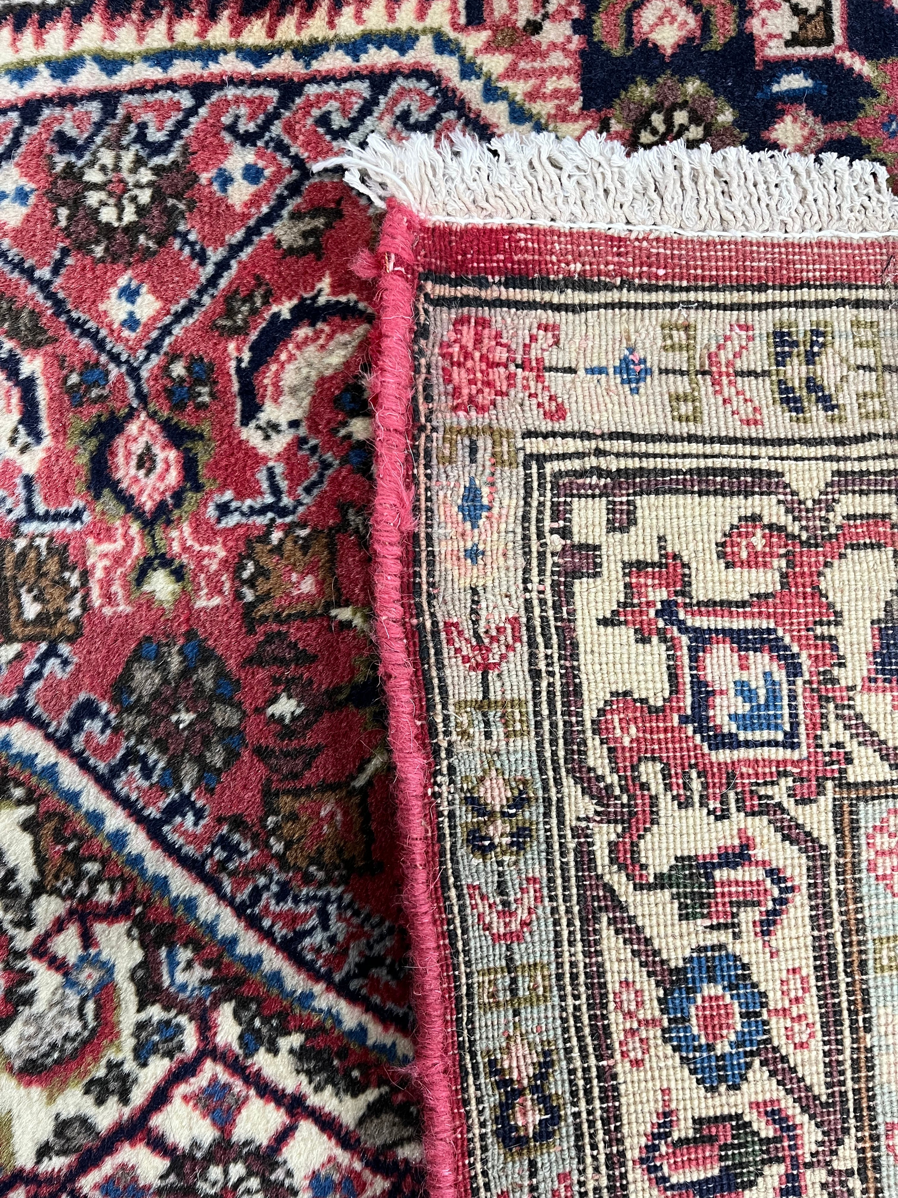 Bidjar Persian Vintage Hand Knotted Wool Rug - 195 x 110 cm