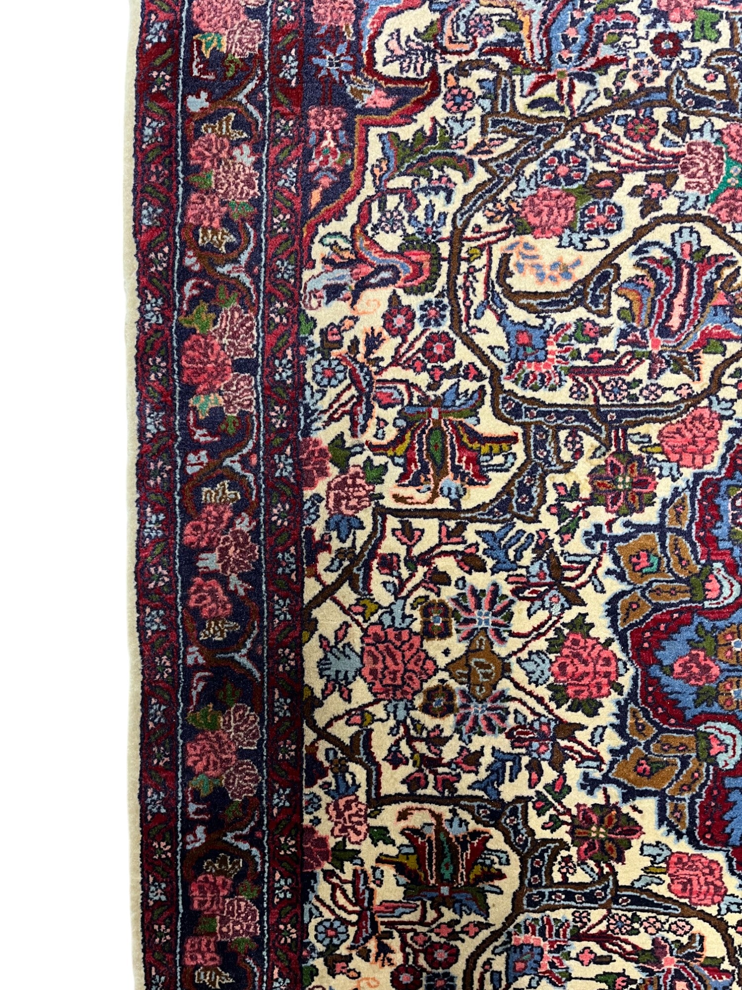 Saruk Persian Vintage Hand Knotted Wool Rug - 150 x 105 cm