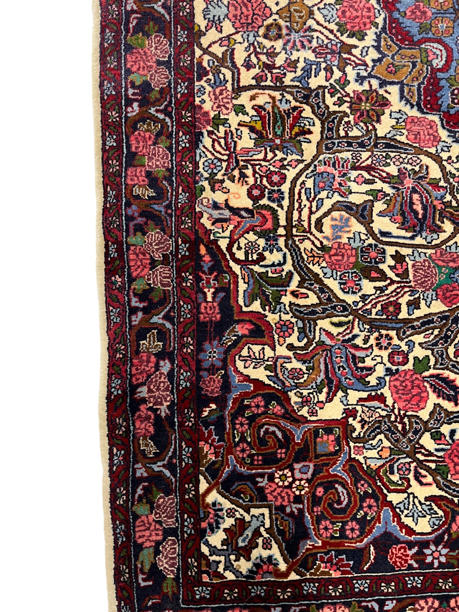 Saruk Persian Vintage Hand Knotted Wool Rug - 150 x 105 cm