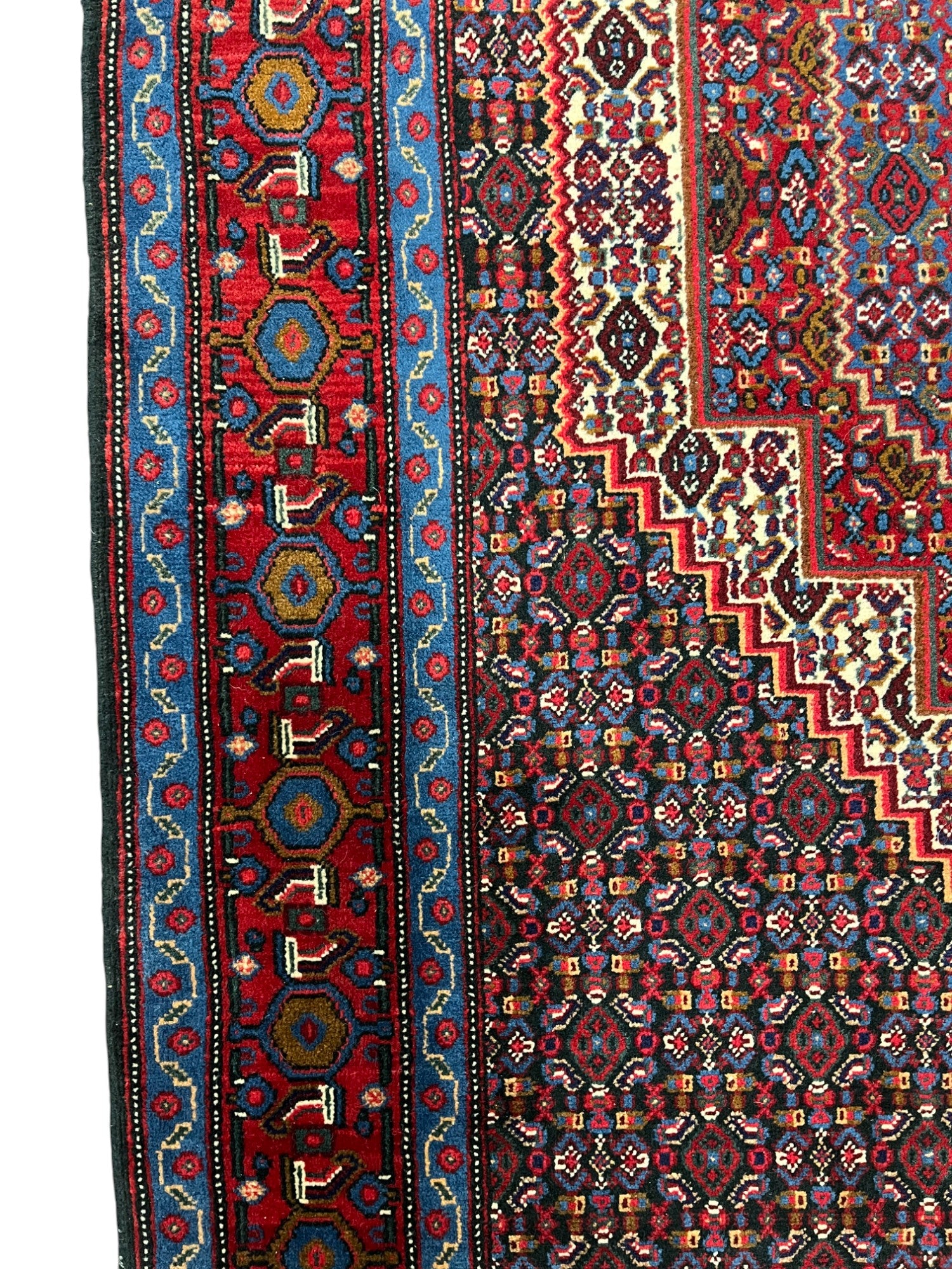 Senneh Persian Vintage Hand Knotted Wool Rug - 160 x 120 cm