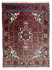 Bidjar Persian Vintage Hand Knotted Wool Rug - 140 x 100 cm