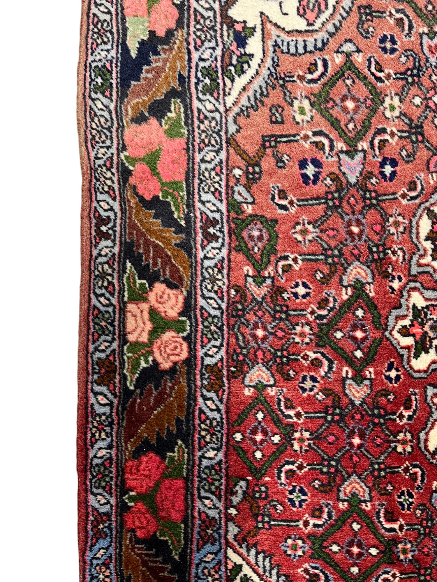 Bidjar Persian Vintage Hand Knotted Wool Rug - 140 x 100 cm