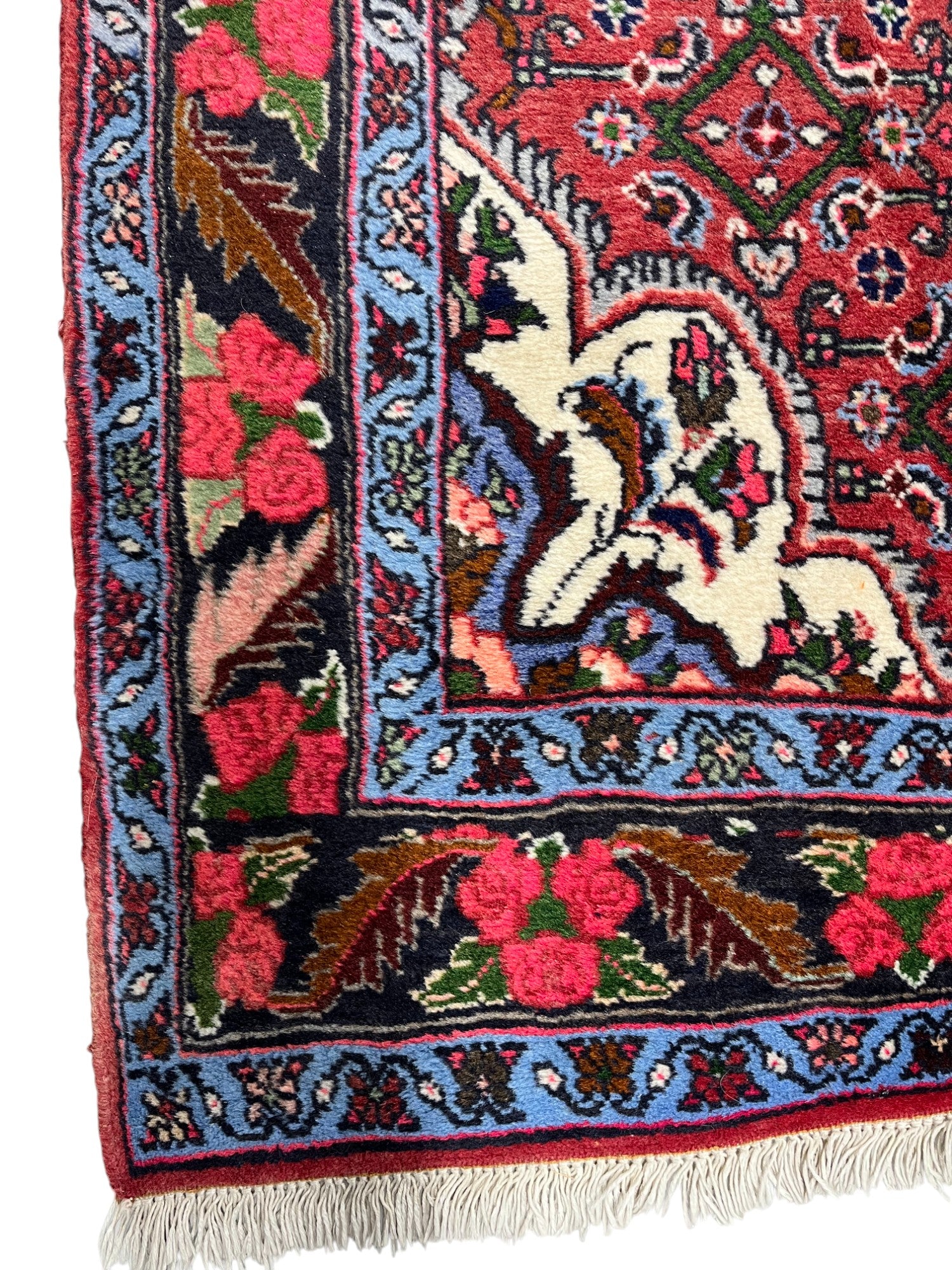 Bidjar Persian Vintage Hand Knotted Wool Rug - 140 x 100 cm