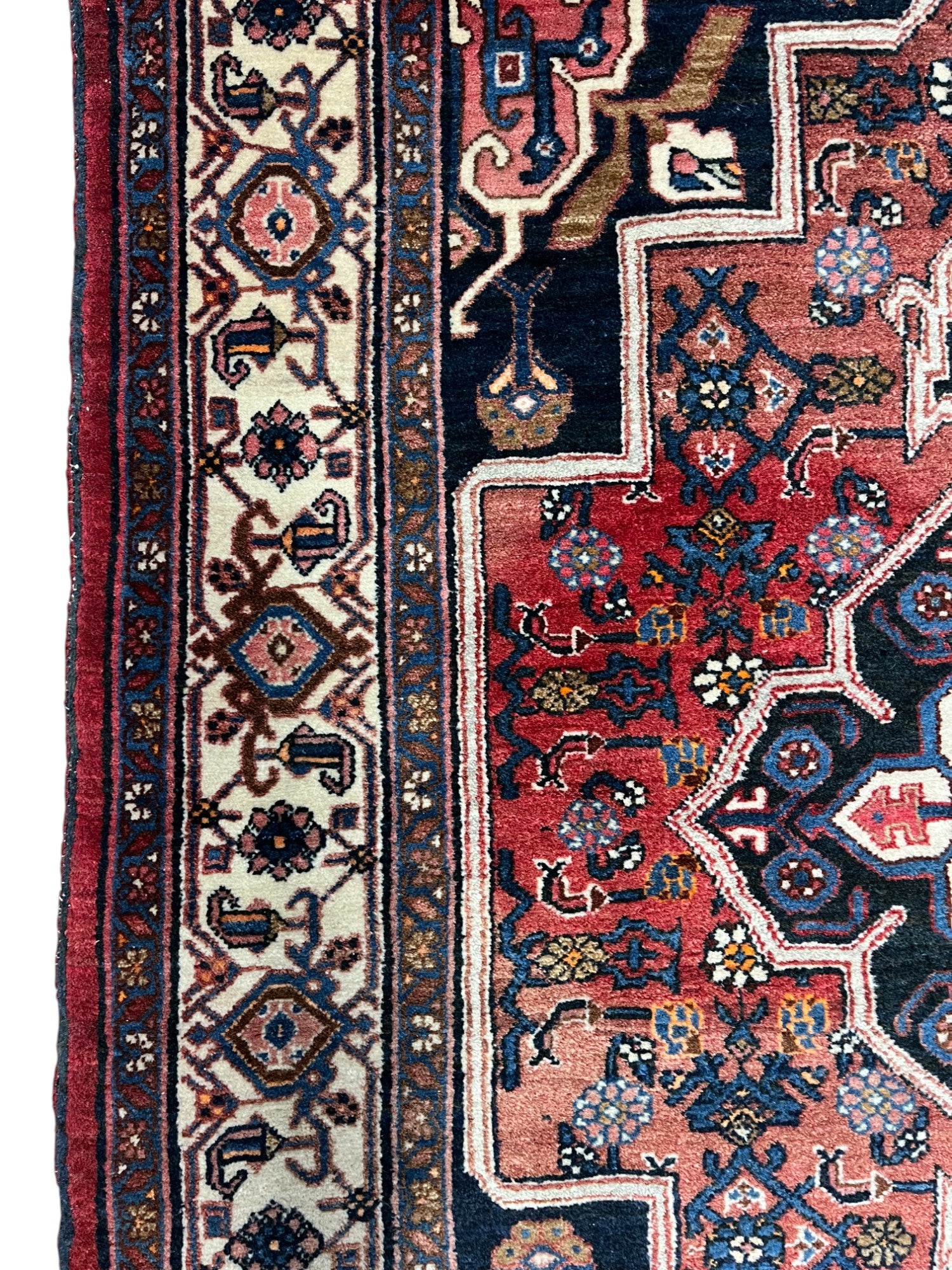 Bidjar Persian Vintage Hand Knotted Wool Rug - 150 x 105 cm