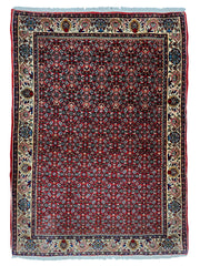 Bidjar Persian Vintage Hand Knotted Wool Rug - 195 x 115 cm