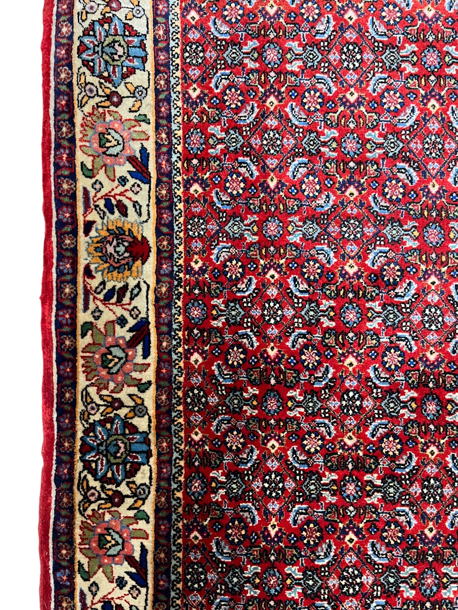 Bidjar Persian Vintage Hand Knotted Wool Rug - 195 x 115 cm