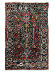 Bidjar Persian Vintage Hand Knotted Wool Rug - 150 x 100 cm