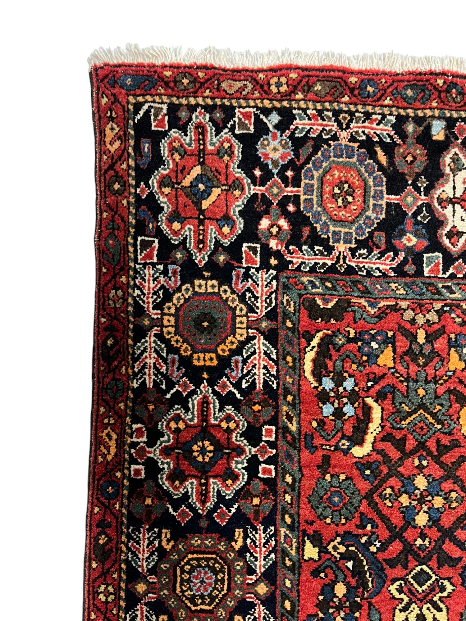 Bidjar Persian Vintage Hand Knotted Wool Rug - 150 x 100 cm