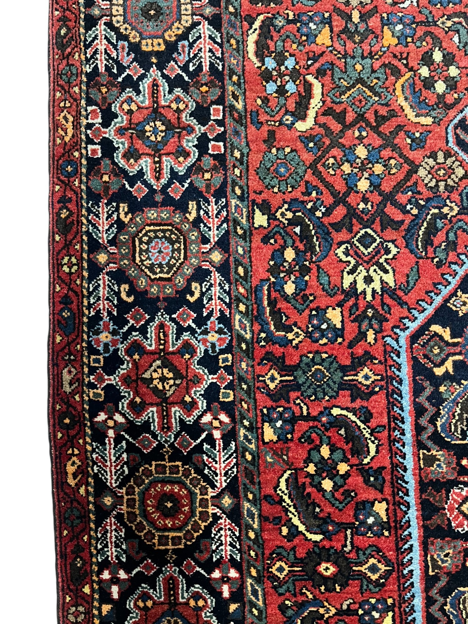 Bidjar Persian Vintage Hand Knotted Wool Rug - 150 x 100 cm