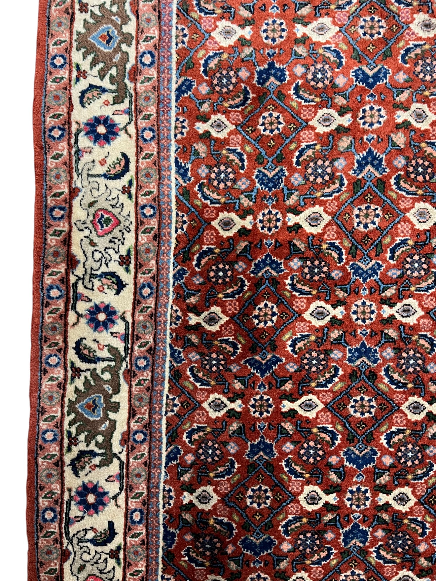 Bidjar Persian Vintage Hand Knotted Wool Rug - 185 x 100 cm