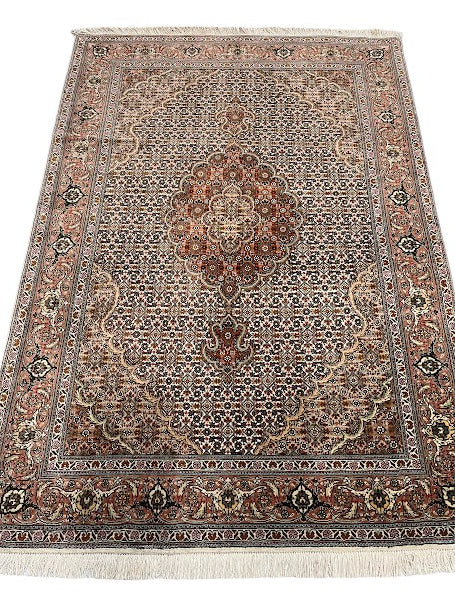 Tabriz Persian Vintage Hand Knotted Wool Rug - 150 x 100 cm