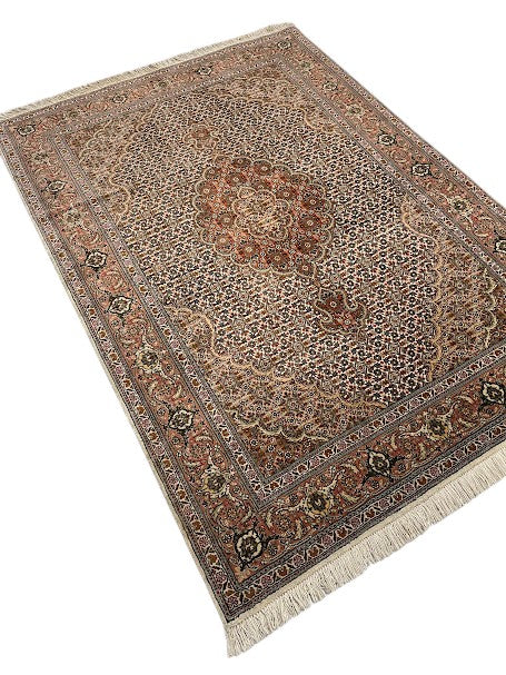 Tabriz Persian Vintage Hand Knotted Wool Rug - 150 x 100 cm