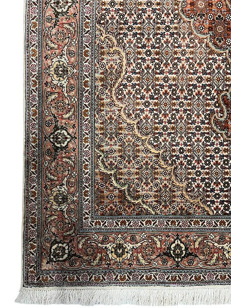 Tabriz Persian Vintage Hand Knotted Wool Rug - 150 x 100 cm