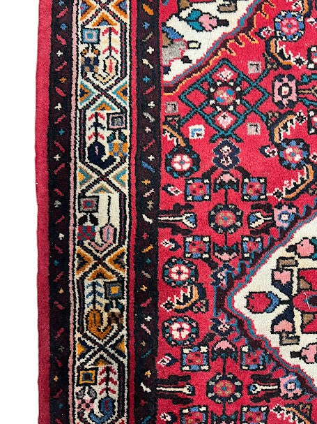 Hamadan Persian Vintage Hand Knotted Wool Rug - 150 x 100 cm