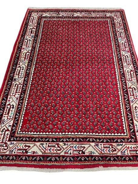 Saruk Persian Vintage Hand Knotted Wool Rug - 160 x 110 cm