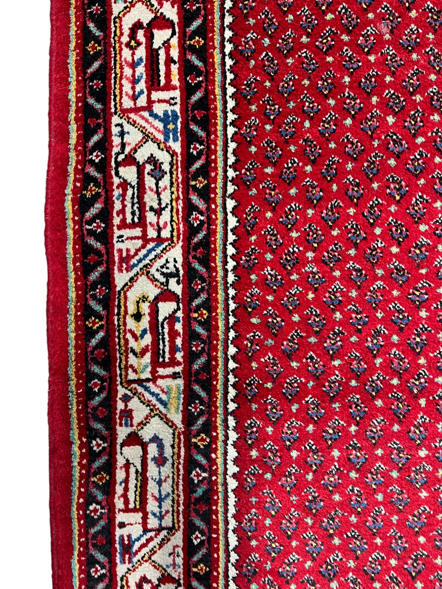 Saruk Persian Vintage Hand Knotted Wool Rug - 160 x 110 cm