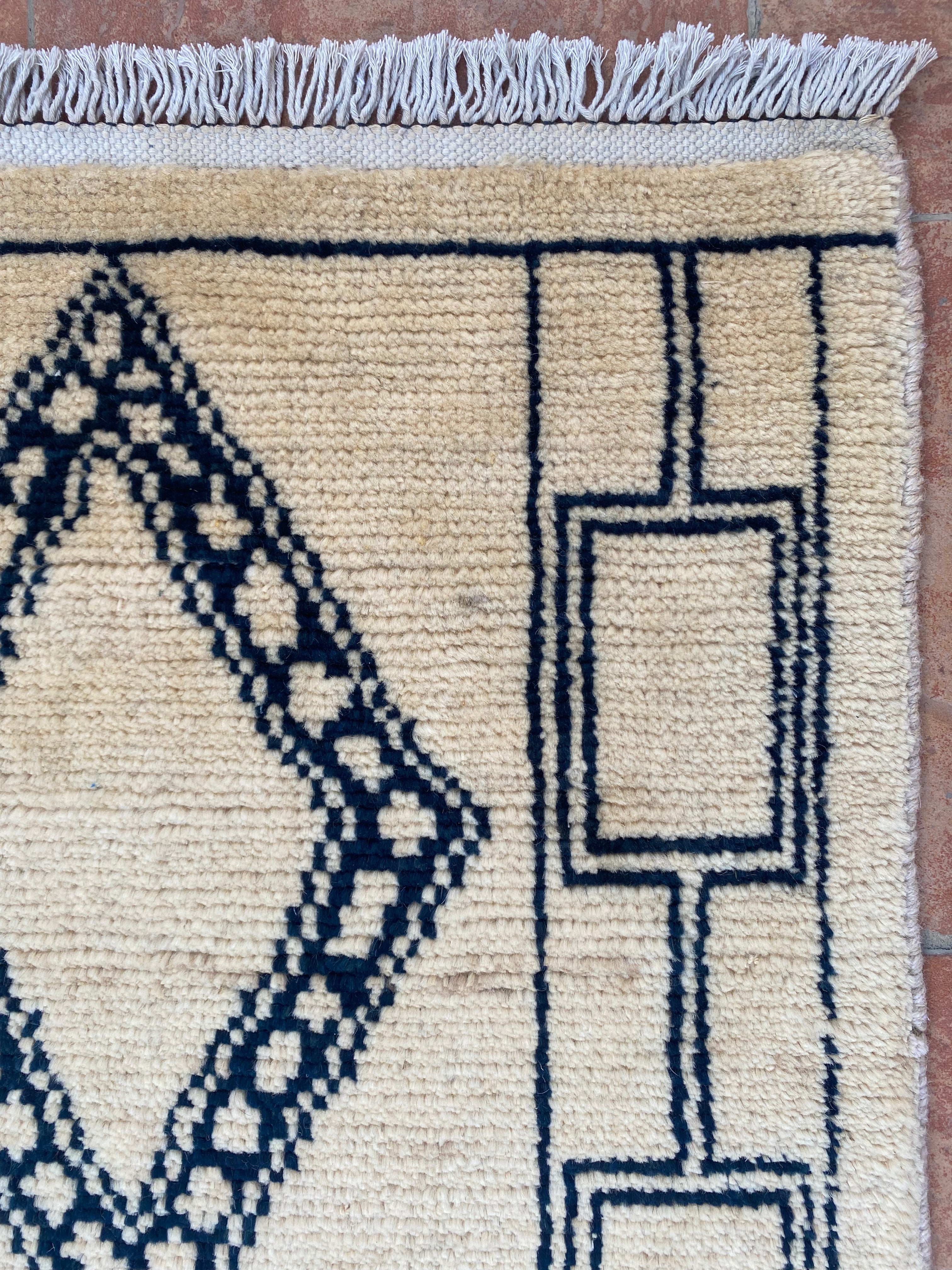 Grel Hand Knotted Rug - Size: 190 x 125 cm