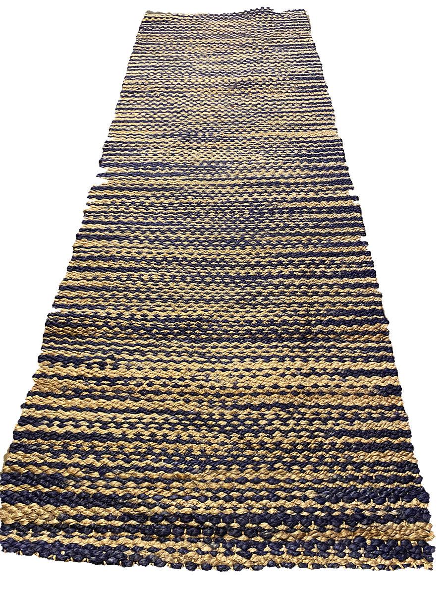 Braided Overdyed Jute Runner - 213 x 73 cm