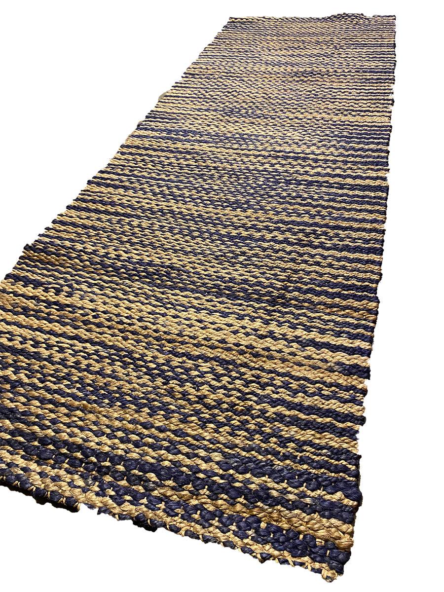 Braided Overdyed Jute Runner - 213 x 73 cm