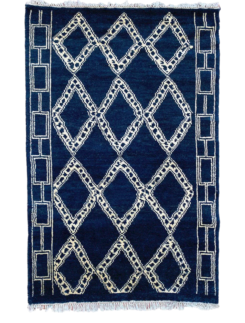Nomad Hand Knotted Rug - 189 x 122 cm