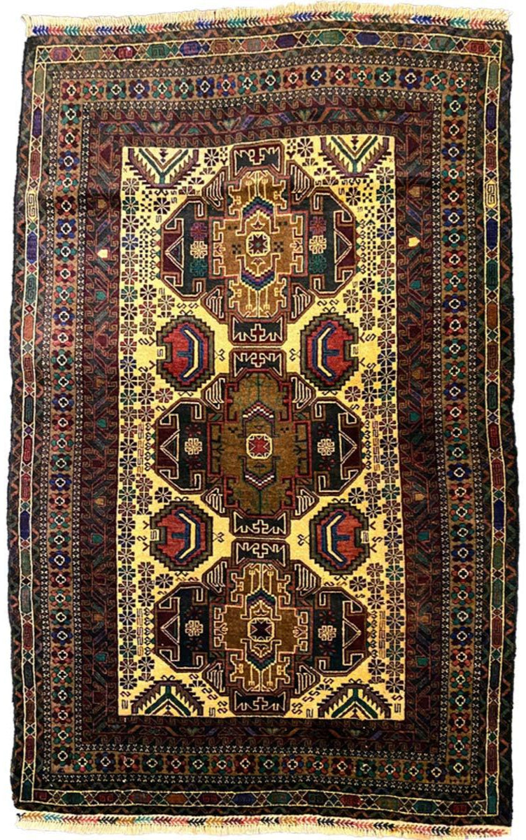 Basque - Size: 6.6 x 3.11 - Imam Carpet Co