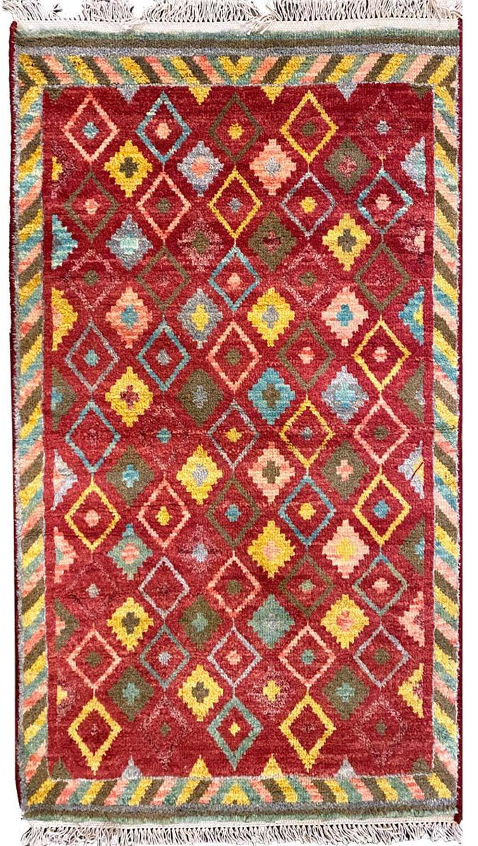 Ghozi - Size: 4.11 x 3.1 - Imam Carpet Co