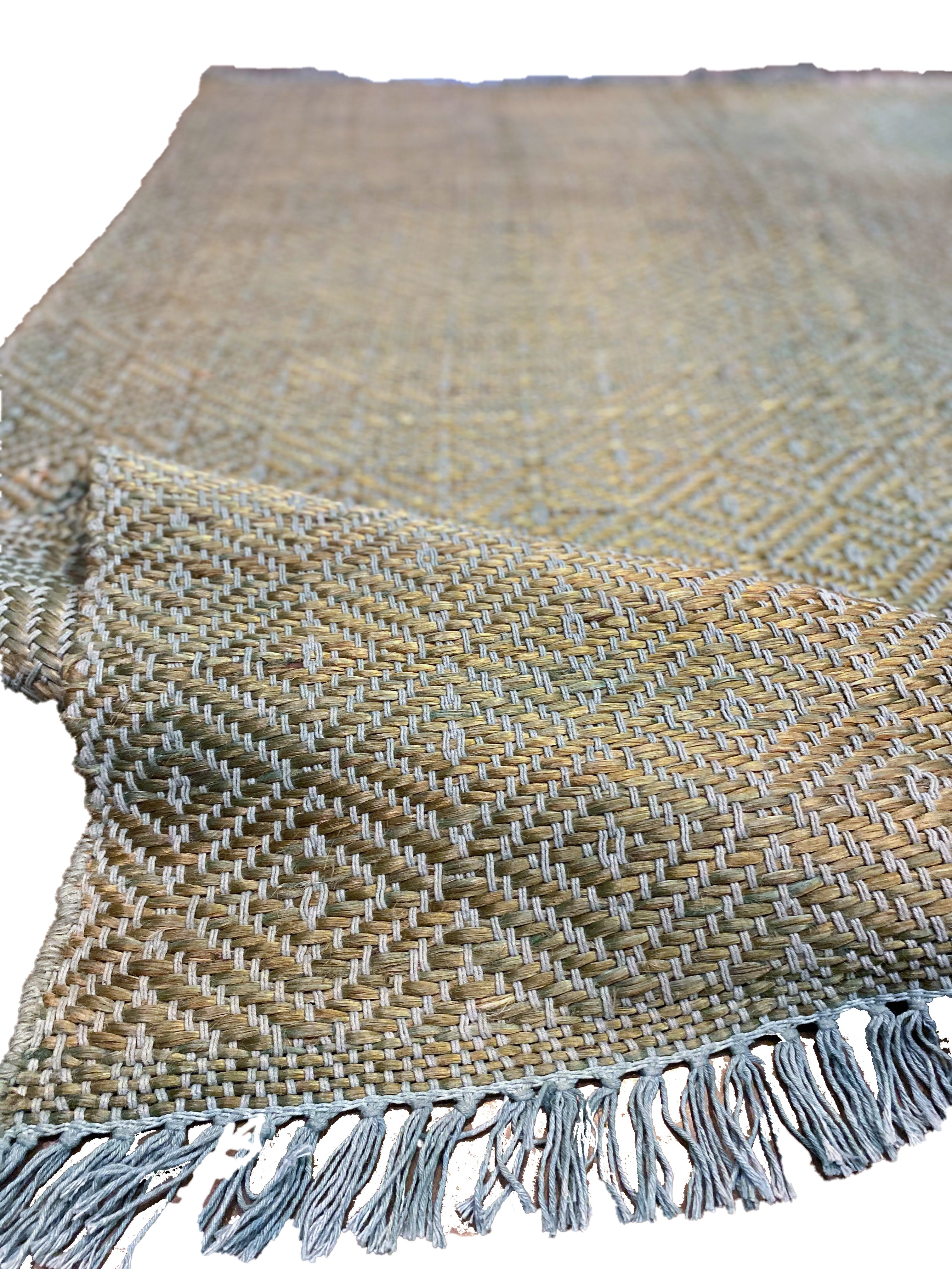 Flatweave Overdyed Jute Rug - 207 × 165 cm