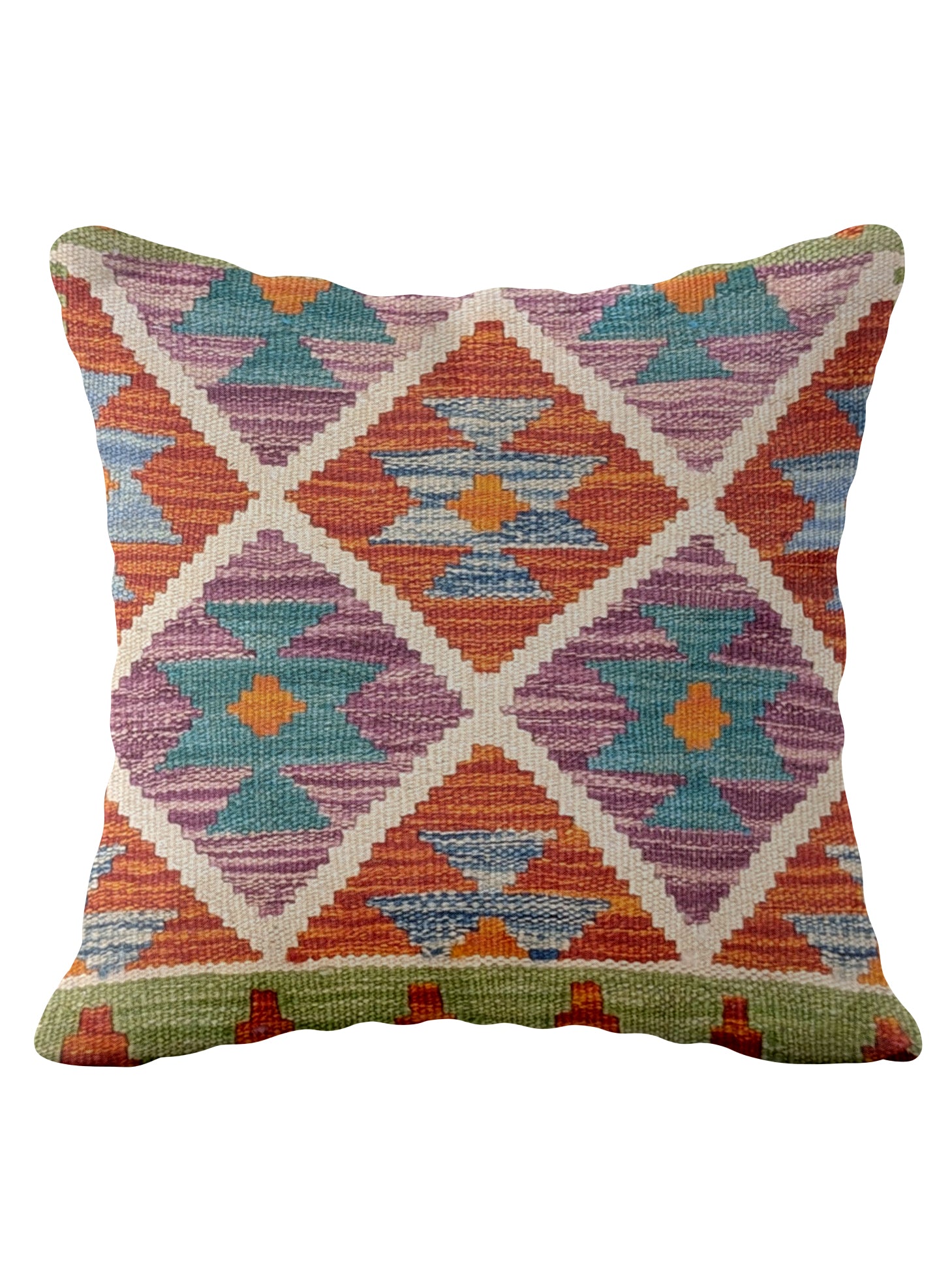 Afghan Kilim Cushion Cover - 50 x 50 cm