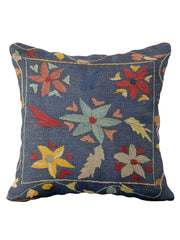 Suzani Hand Embroidered Cushion Cover - 45 x 45 cm