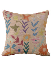 Suzani Hand Embroidered Cushion Cover - 45 x 45 cm