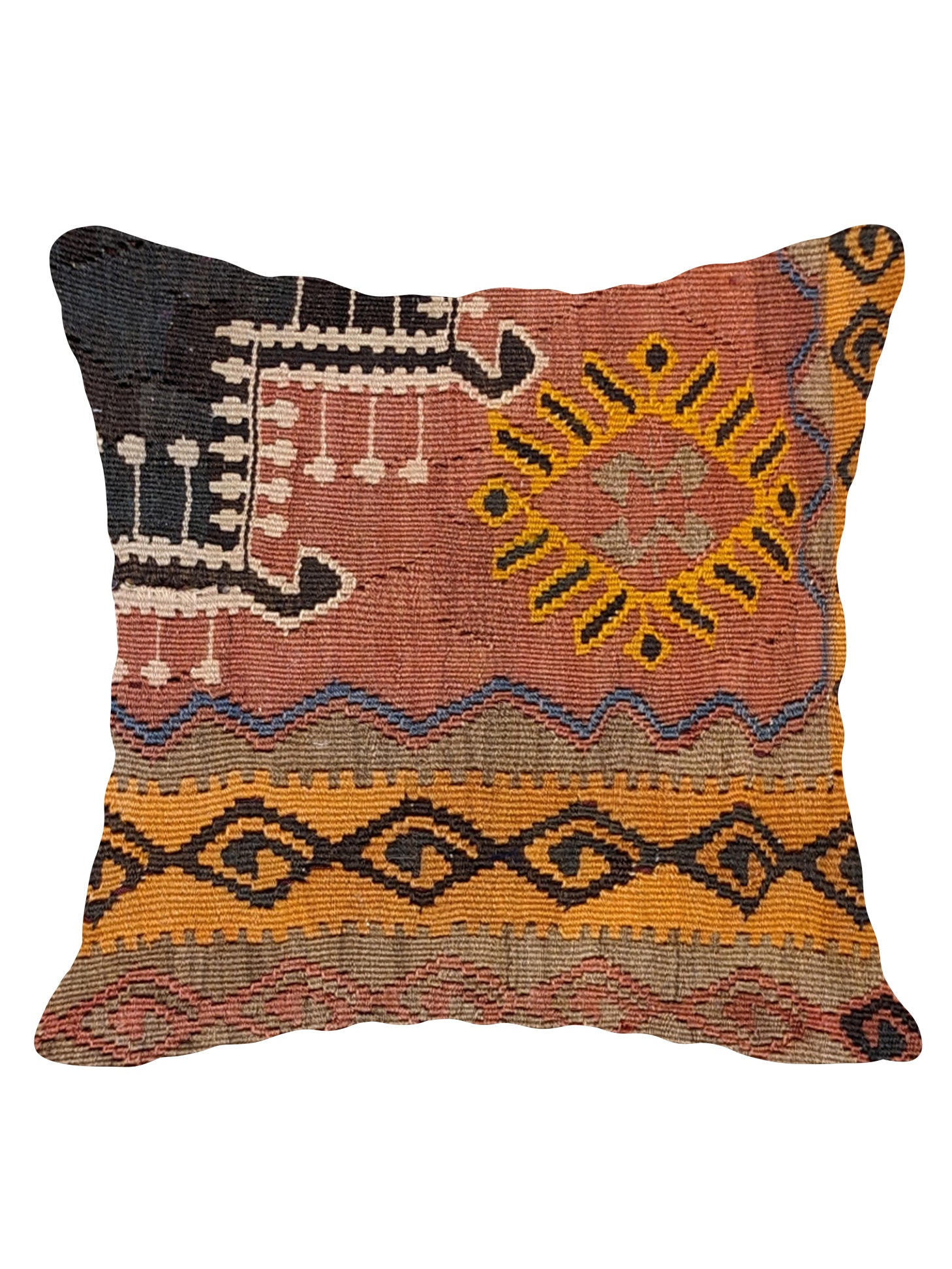 Turkish Kilim Cushion Cover - 48 x 48 cm