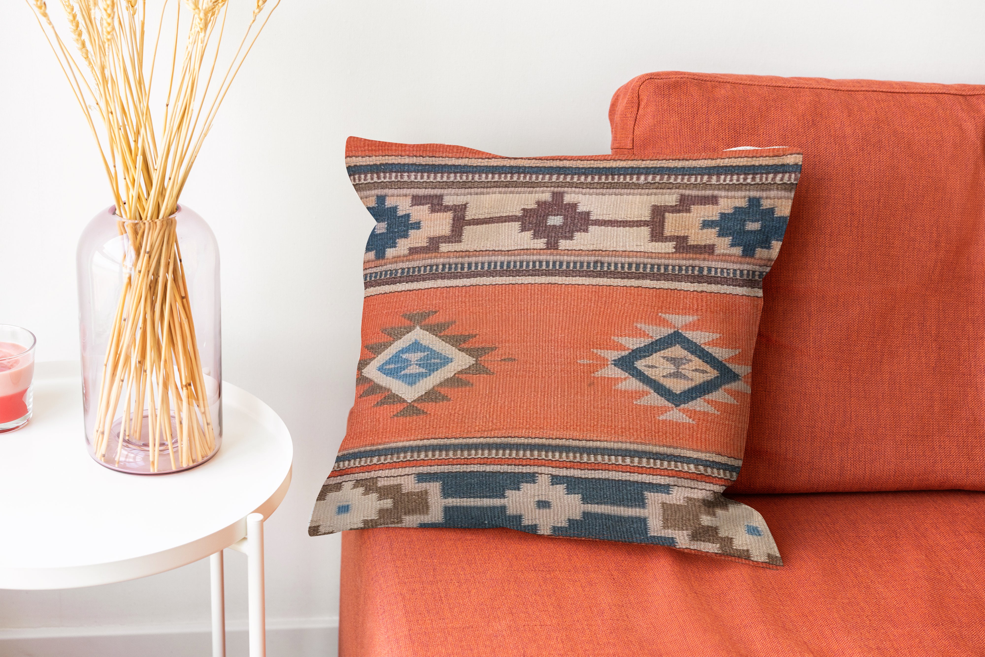 Housse de coussin Kilim turc - 50 x 50 cm