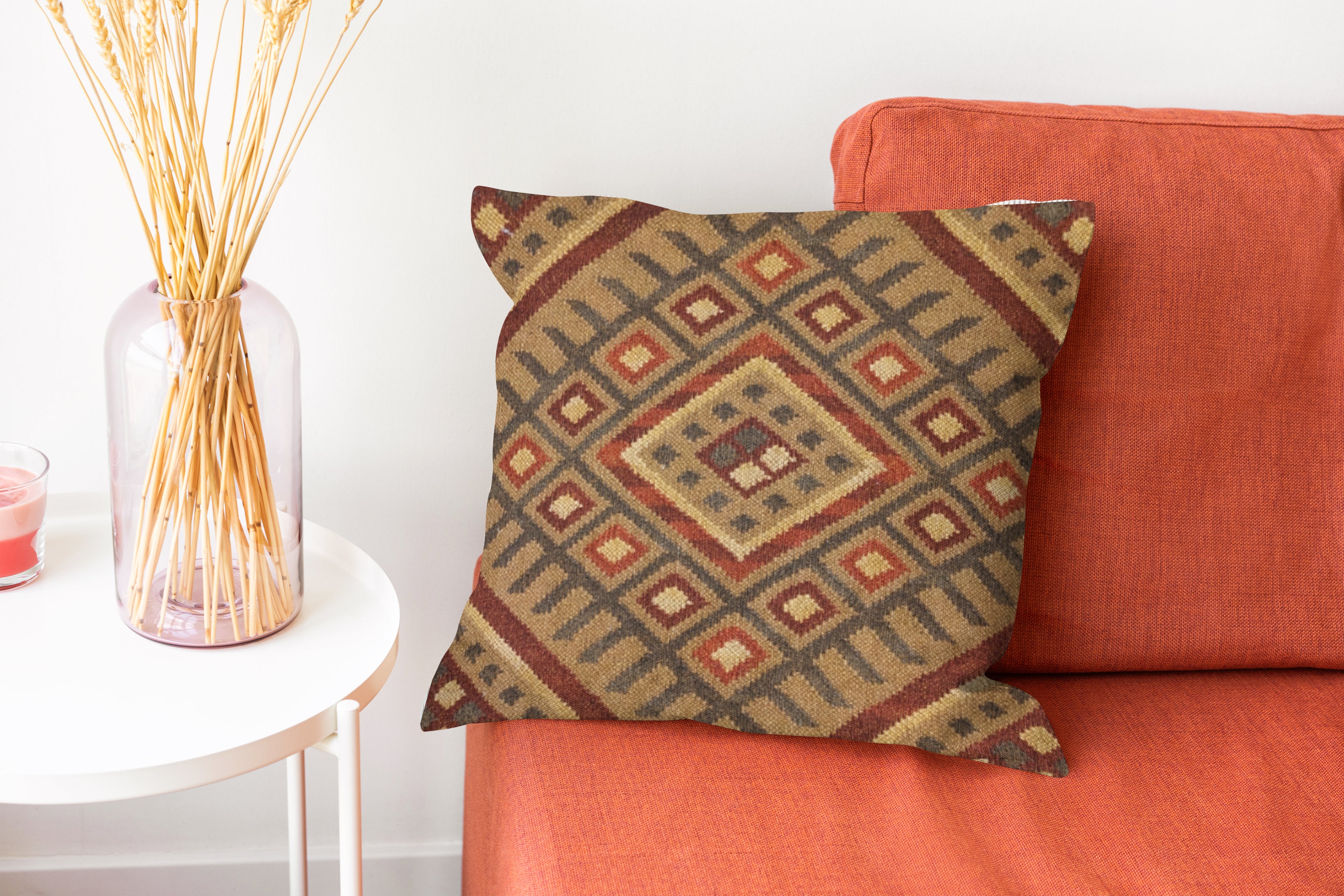 Turkish Kilim Cushion Cover - 50 x 50 cm