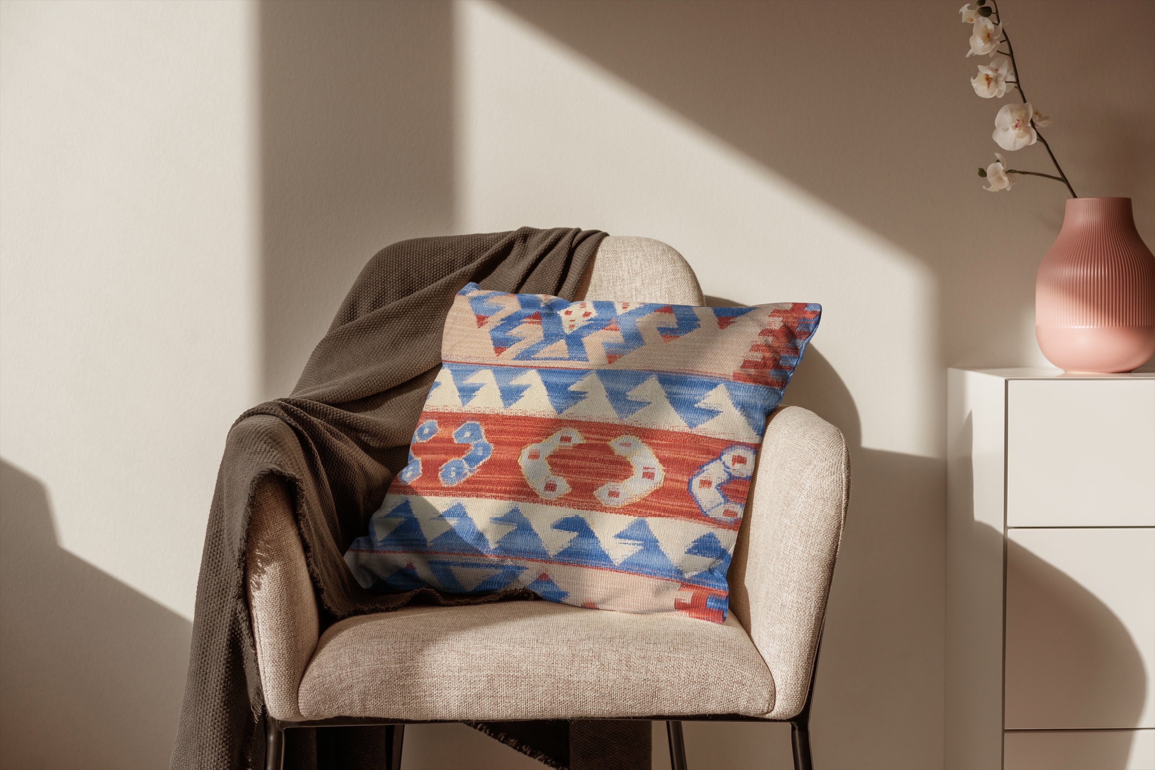 Turkish Kilim Cushion Cover - 50 x 48 cm