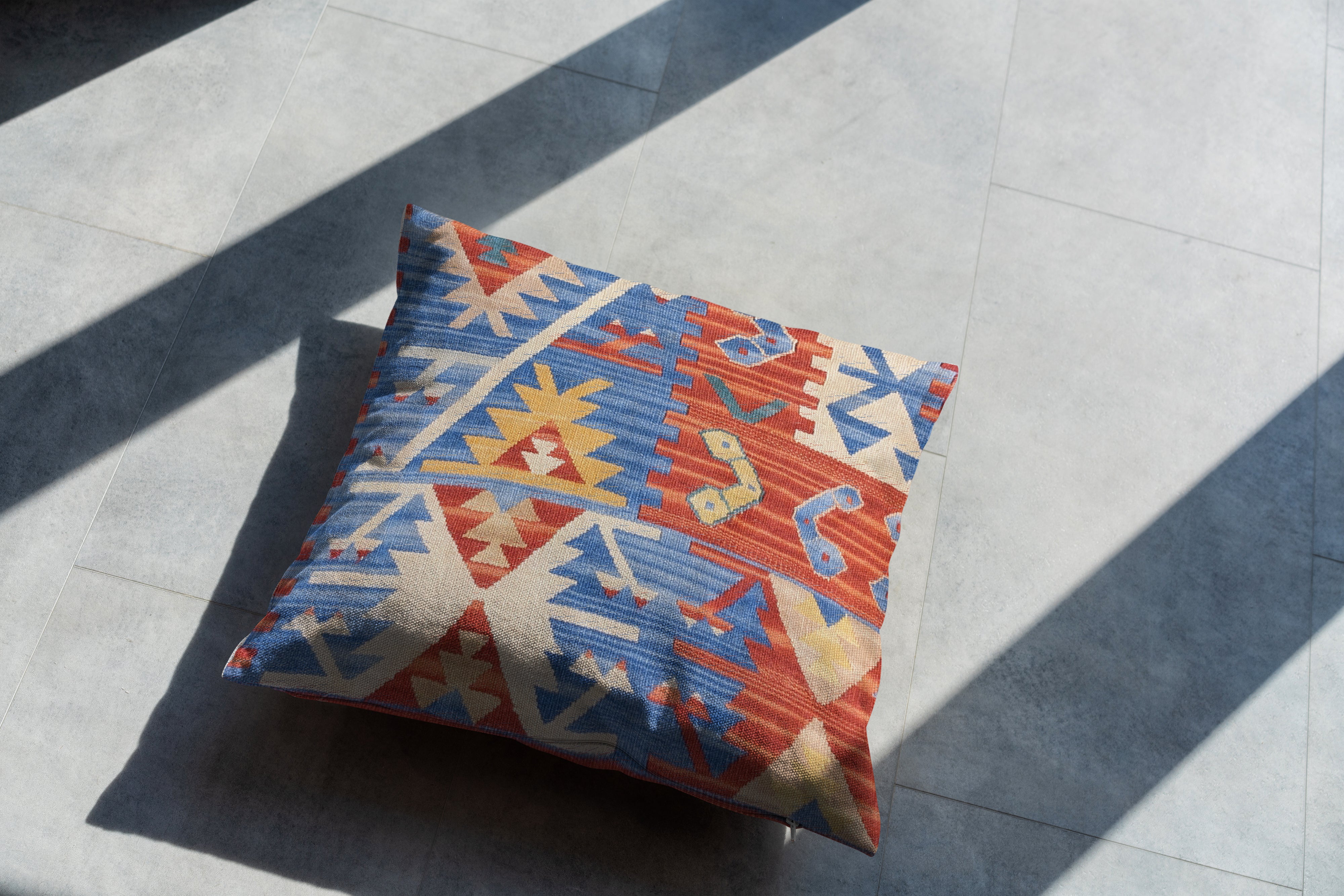 Turkish Kilim Cushion Cover - 50 x 50 cm