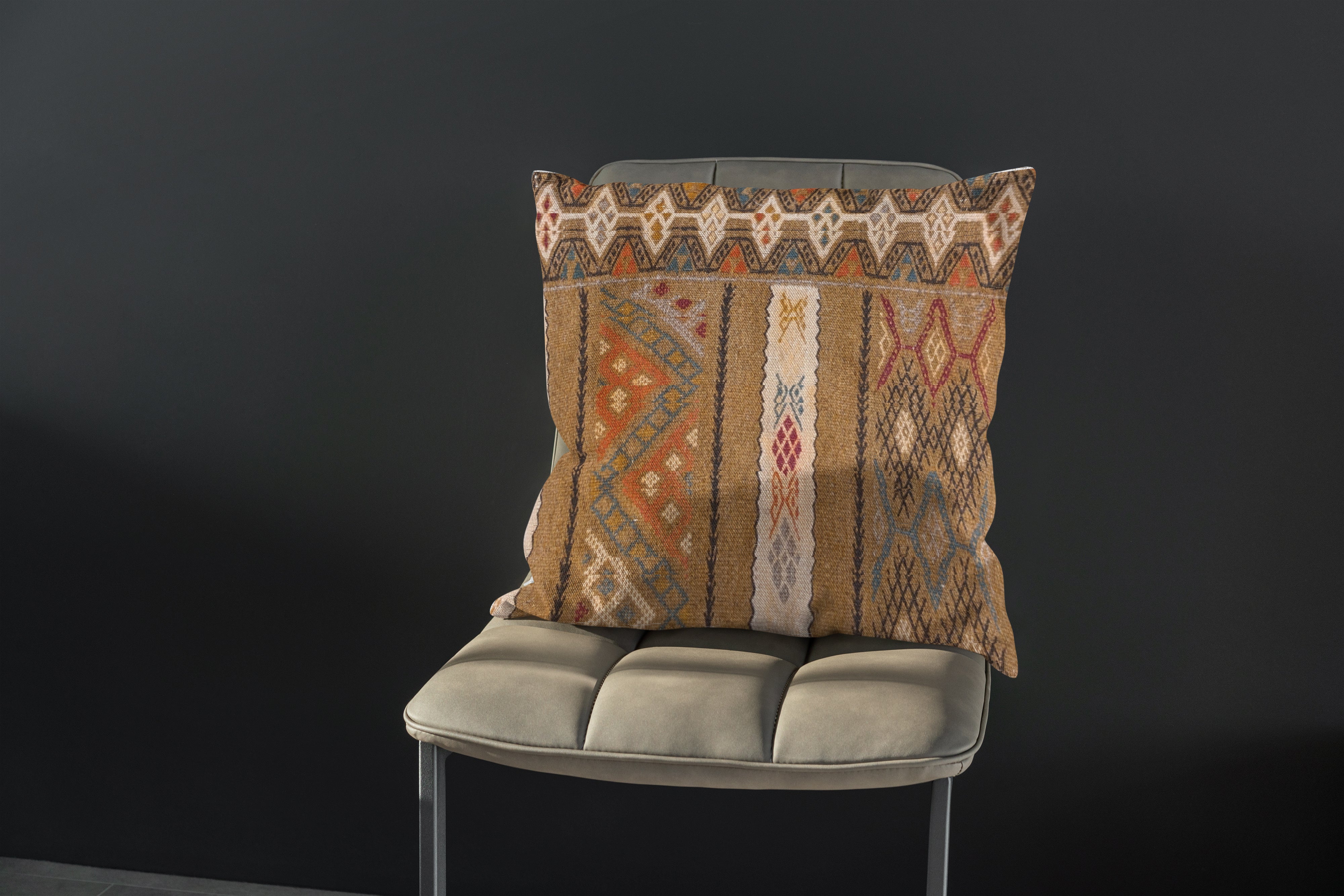 Turkish Kilim Cushion Cover - 58 x 50 cm