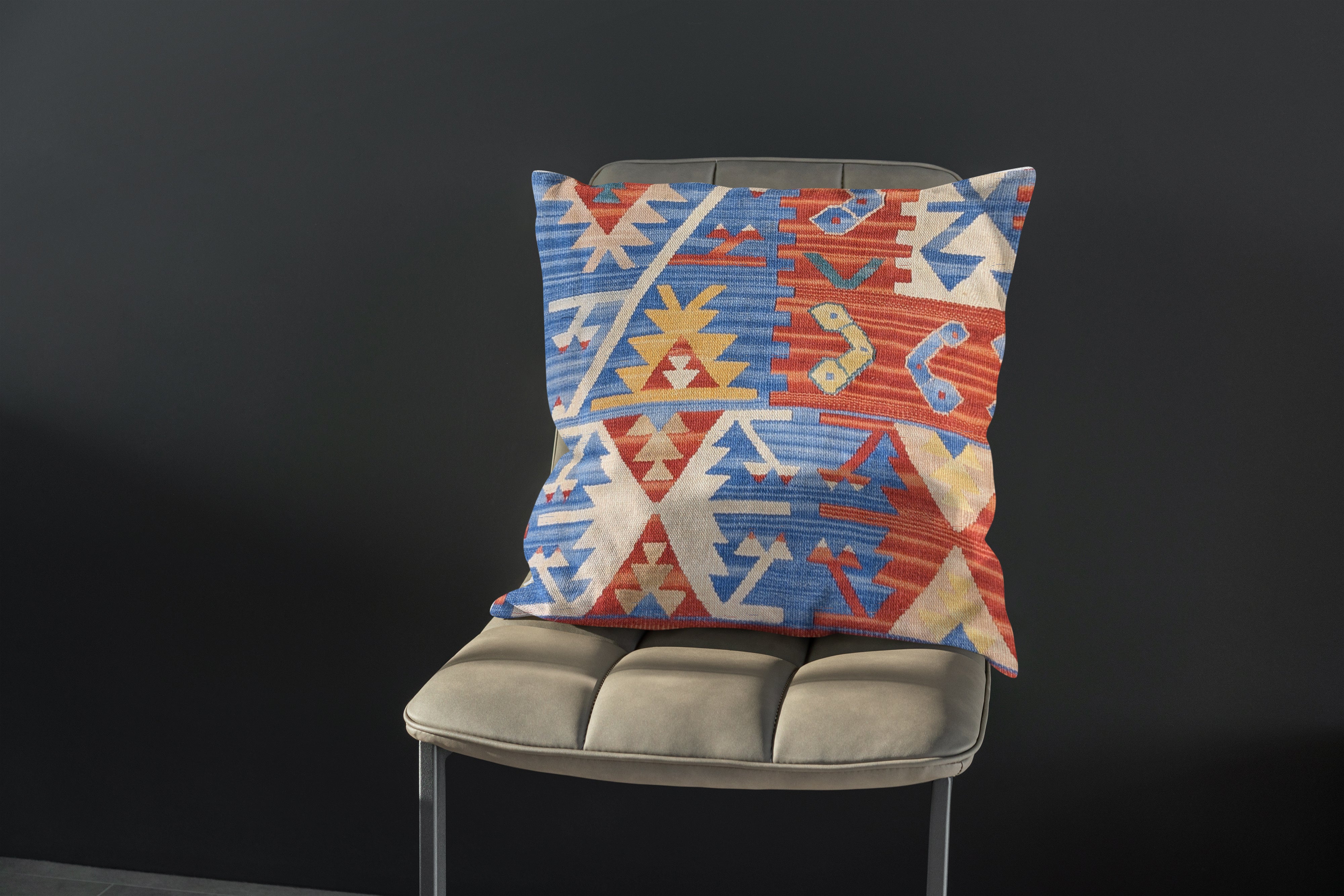 Turkish Kilim Cushion Cover - 50 x 50 cm